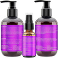 Hair Growth Shampoo & Conditioner Set with Rosemary, Biotin, Argan Oil & Castor Oil – Strengthening Hair Care Duo